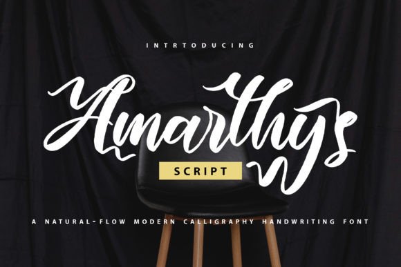 Amarthys: A Modern Handwritten Typeface for Elegant Branding