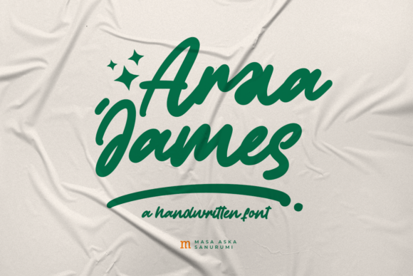 Arxa James: The Modern Script Typeface for Editorial Design