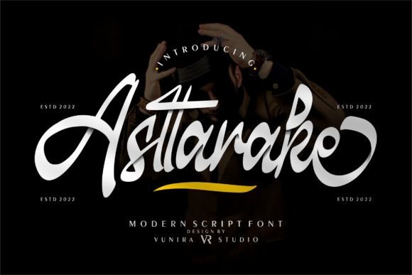 Asttarake Script Font for Modern Web Design