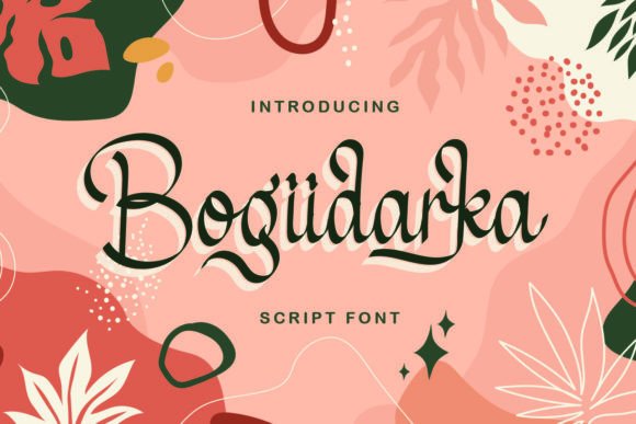 Bogiidarka: A Modern Script Font for Editorial Elegance