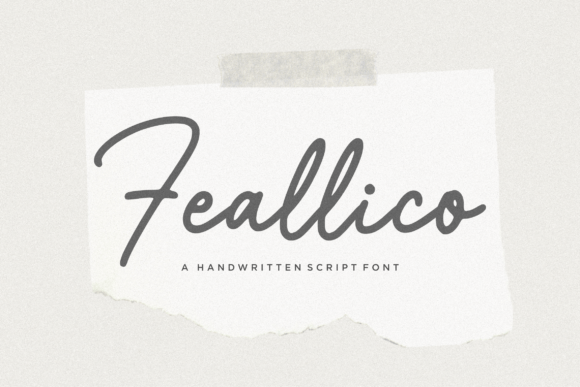 Feallico: The Handwritten Script Font for Editorial Design