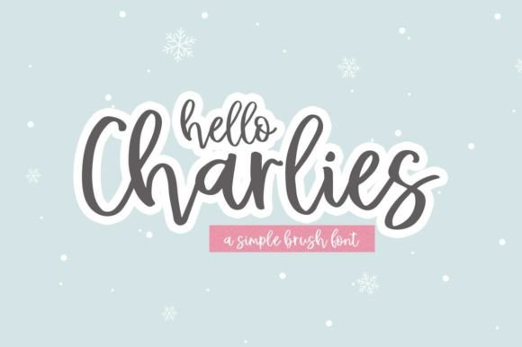 Hello Charlies: A Handwritten Font for Crafters and Creators