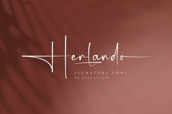 Herlando: The Script Amp Font for Elegant Brand Identity