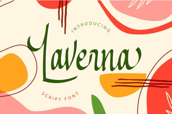 Laverna Script Font for Editorial Design