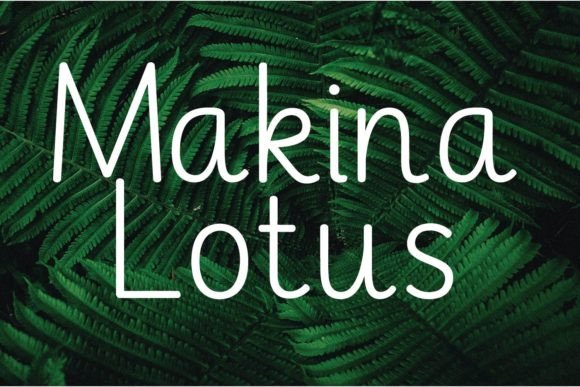 Makina Lotus: The Handwritten Typeface That Elevates Small Business Branding