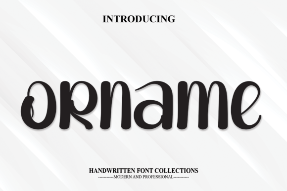 Orname: A Sweet Script Font for Joyful Branding