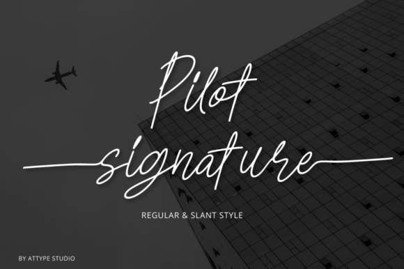 Pilot Signature Font for Web Design