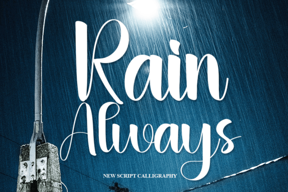 Rain Always: A Timeless Script Font for Handmade Creations