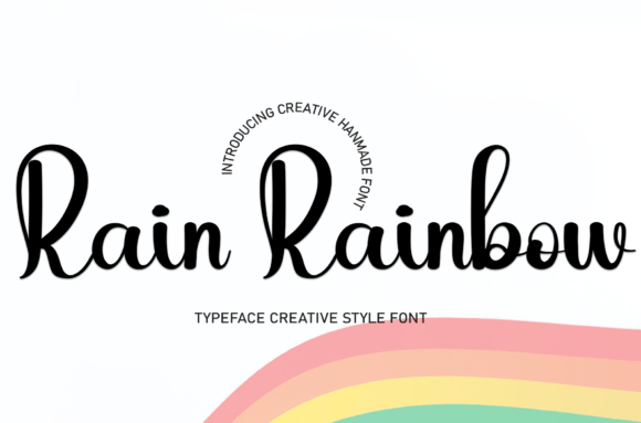Rain Rainbow: A Sweet Script Font for Handmade Creations