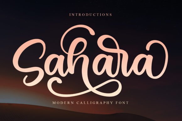 Sahara: A Sweet Handwritten Typeface for Joyful Branding