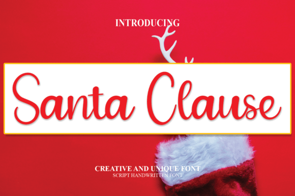 Santa Clause Font for Business Branding