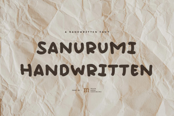 Sanurumi Handwritten: The Perfect Typeface for Your Creative Projects