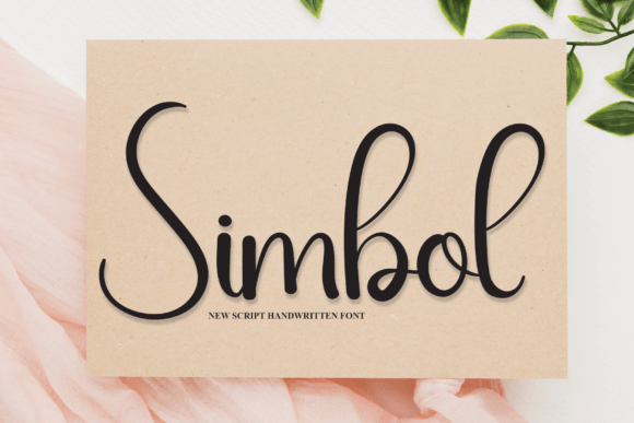 Simbol: A Sweet Script Font for Handmade Creations