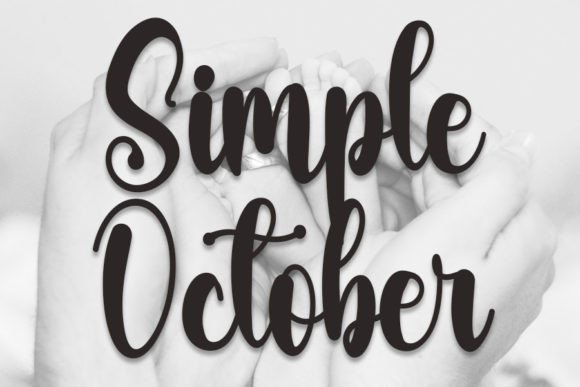 Simple October: The Handwritten Typeface for Editorial Excellence