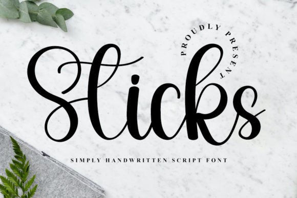 Sticks: A Handwritten Font for Modern Editorial Design