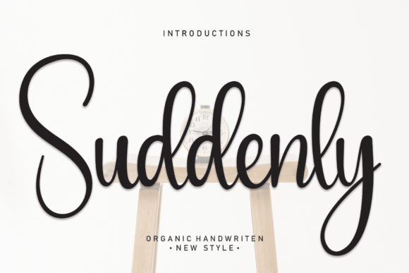 Suddenly Font for Campaign Creativity