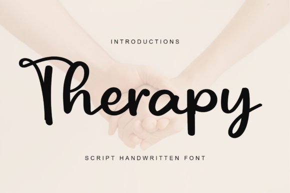 Therapy: The Handwritten Font That Elevates Small Business Branding