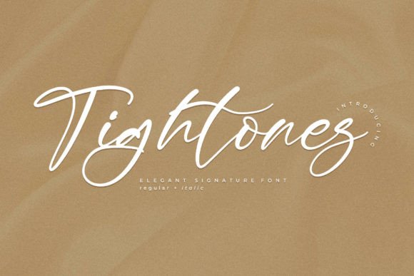 Tightones – A Professional Font for Your Brand
