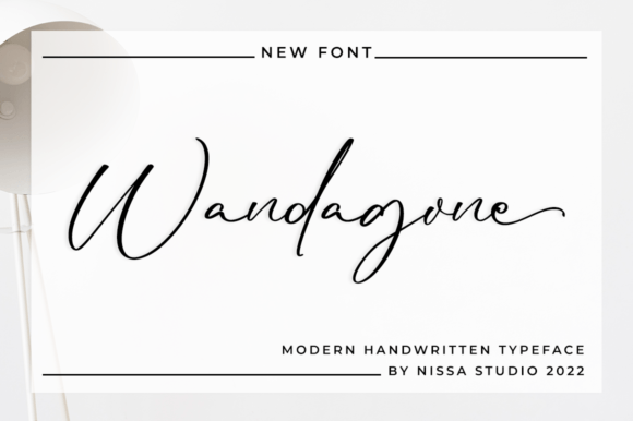 Wandagone: A Handwritten Font for Modern Marketing
